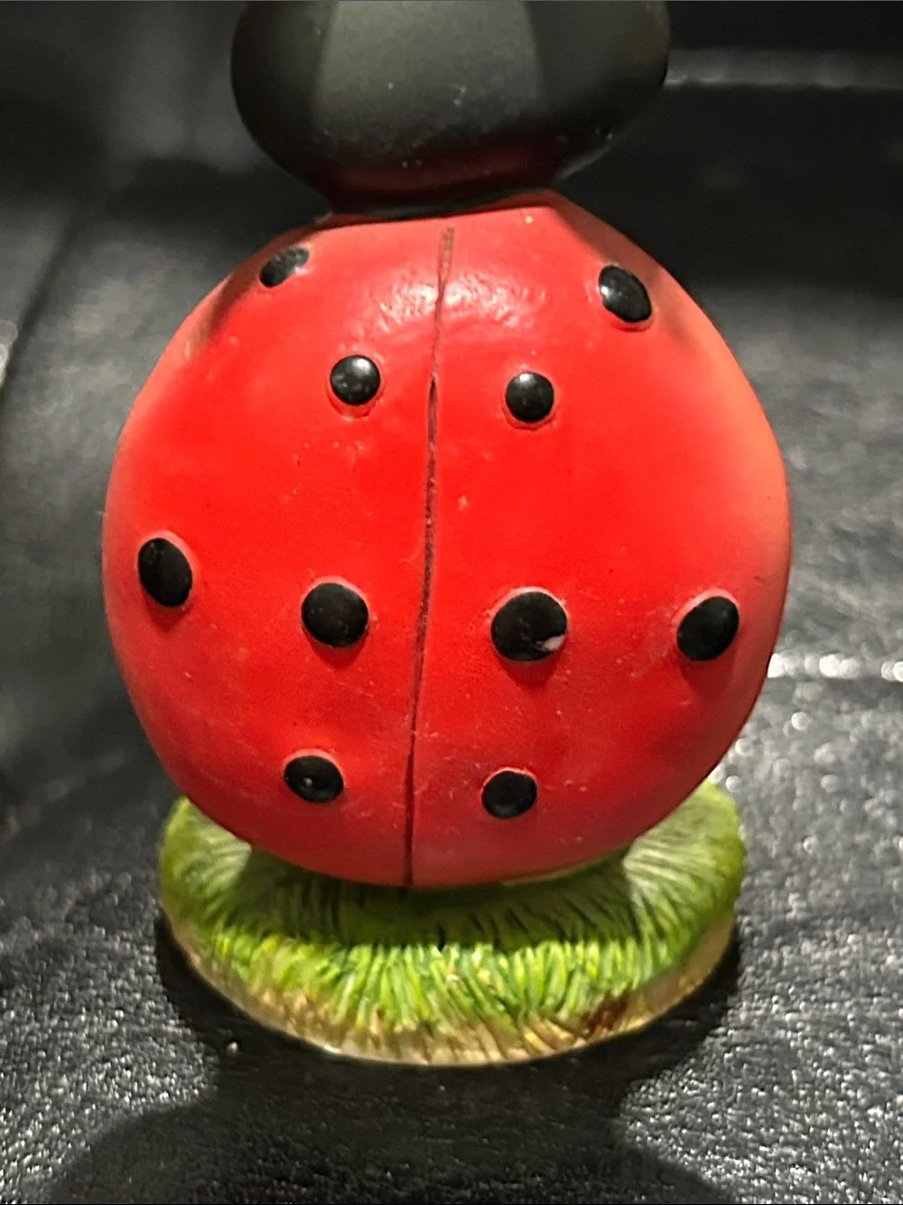 Lola the Ladybug Figurine with Red Wings and Yellow Shoes